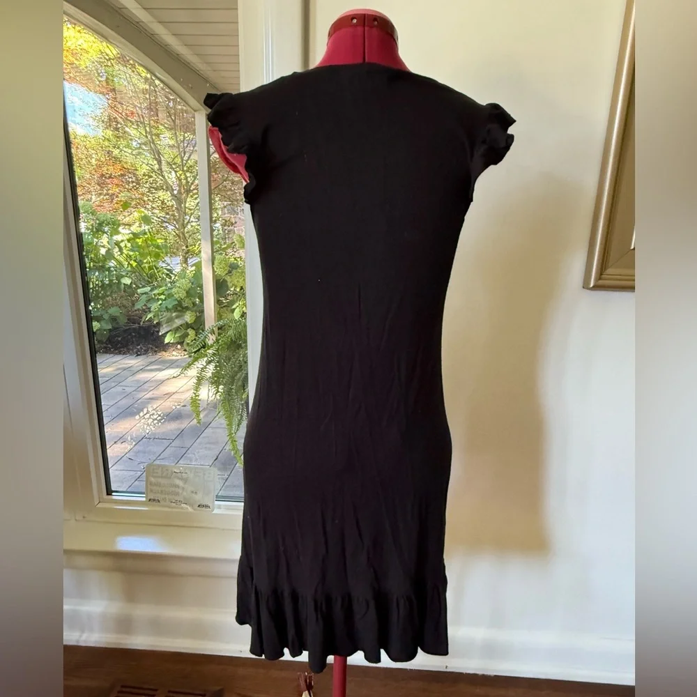 JERSEY DRESS WITH RUFFLE DETAIL - Picture 3 of 7